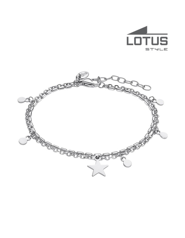 LOTUS STYLE STAINLESS STEEL BRACELET 